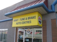 Store front for Minit Tune & Brake Auto Centres