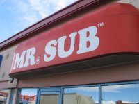 Store front for Mr. Sub