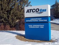 Store front for Atco Gas