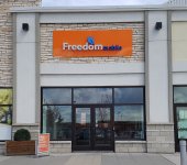 Store front for Freedom Mobile