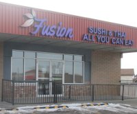 Store front for Fusion Sushi & Thai