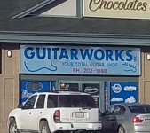 Store front for Guitar Works
