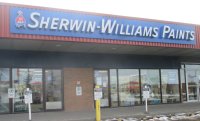 Store front for Sherwin-Williams Paint