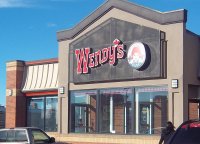 Store front for Wendy's